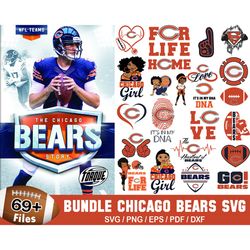 69 Chicago Bears Logo - Chicago Bears Svg - Chicago Bears Emblem - Chicago Bears Symbol-cool Bears Logo