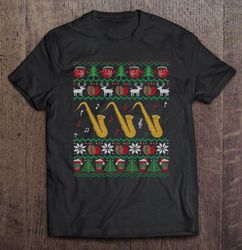 Saxophone Coffee Christmas TShirt