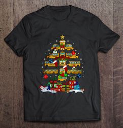 School Bus Christmas Tree Tee T-Shirt