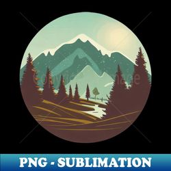 nature vintage landscape - high-quality png sublimation download - unlock vibrant sublimation designs
