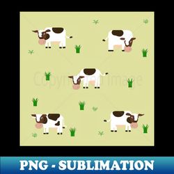 Cows - PNG Transparent Sublimation File - Bold & Eye-catching