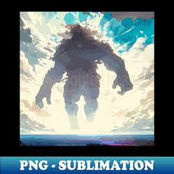 Giant in clouds - Signature Sublimation PNG File - Unleash Your Inner Rebellion