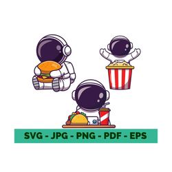 Cute Astronaut bundle Svg astronauts svg in the astronaut svg astronauts eating  kid astronaut svg bundle cosmonaut svg space svg