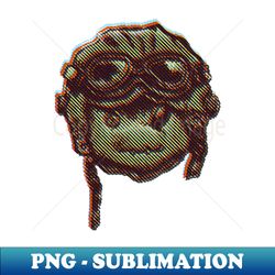 Parachutist Monster - PNG Transparent Digital Download File for Sublimation - Create with Confidence