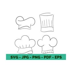 chef hat svg chef's chef hat svg, chef svg cook svg chef hat clipart chef hat files for cricut chef hat cut files for silhouette