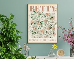 Betty Folklore Poster, Betty Lyrics TaylorSwift Poster, TaylorSwift Decor, Taylor August Print, Cottagecore Wall Art, Ta
