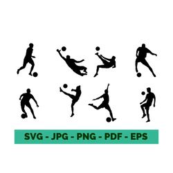 soccer soccer svg soccer ball svg soccer boy soccer player silhouette football svg soccer clipart