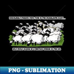 Only Dimly Aware of a Certain Unease in the Air - Modern Sublimation PNG File - Unleash Your Creativity