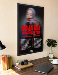 Doja Cat Poster, Doja Cat 2023 the Scarlet Tour Poster, Doja Cat Fan Gift, Amalaratna Zandile Dlamini, Ice Spice, Doechi