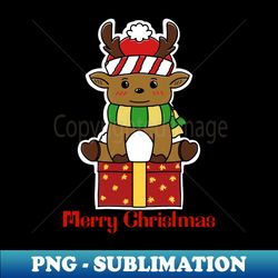 Cute Deer on Christmast Day - Professional Sublimation Digital Download - Spice Up Your Sublimation Projects