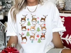 Christmas Reindeer Shirt, Holiday t-shirt, Retro Christmas Shirt, Vintage Christmas Shirt, Deer Christmas Shirt