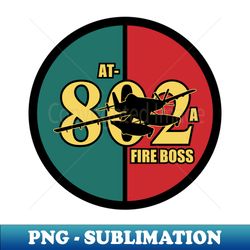 Portuguese AT-802 Fire Boss - Aesthetic Sublimation Digital File - Revolutionize Your Designs
