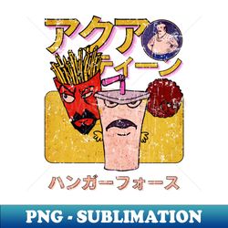 Aqua Teen Hunger Force  Japan Vintage Look Fan Art Design - PNG Sublimation Digital Download - Perfect for Creative Projects