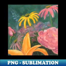 Summer Flowers - Premium PNG Sublimation File - Unleash Your Creativity