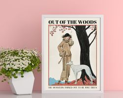 Out Of The Woods 1989 Song Lyrics Wall Art, 1920s Poster, Vintage Posters, Fashion Posters, TaylorSwift Wall Art, Vintag