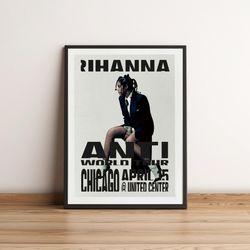 Rihanna Poster, Rihanna Album Cover Poster, Rihanna Wall Art, Rihanna Art Print, Rihanna Wall Decor, Rihanna Fan Gift, R