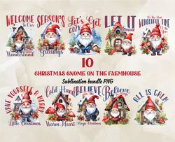 10 Christmas Gnome On The Faemhouse Png, Christian Christmas Svg, Christmas Design, Christmas Shirt, Christmas 72