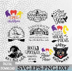 Hocus Pocus Svg Bundle, 25 Designs, Halloween Disney svg, Halloween bundle svg, Sanderson Sisters Svg, Halloween svg, SV