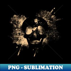 Dark spooky skull graphic illustration - Professional Sublimation Digital Download - Instantly Transform Your Sublimation Projects