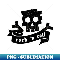 rock and roll skull design - Aesthetic Sublimation Digital File - Spice Up Your Sublimation Projects