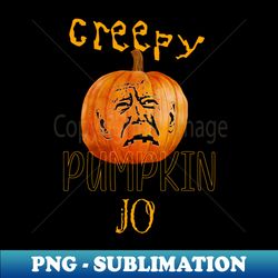 Halloween Cpreepy Pumpin Jo - Artistic Sublimation Digital File - Create with Confidence