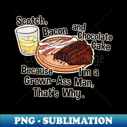 manly meal - Exclusive Sublimation Digital File - Spice Up Your Sublimation Projects