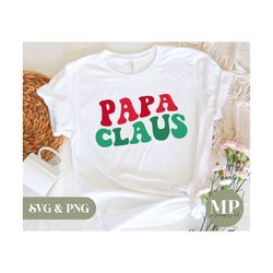 Papa Claus | Cute Christmas/X-Mas Papa/Dad/Father SVG & PNG
