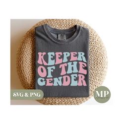 Keeper Of The Gender | Funny Gender Reveal/Pregnancy SVG & PNG