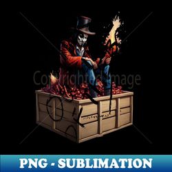 Think Outside Of The Box Guy Fawkes Humor - Exclusive Sublimation Digital File - Perfect for Personalization