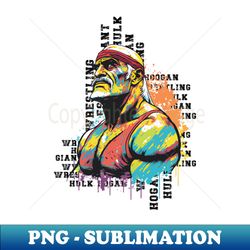 Wrestling Hulk black - Stylish Sublimation Digital Download - Unleash Your Creativity
