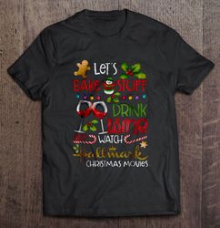 Lets Bake Stuff Hot Cocoa And Watch Christmas Movies Tee T-Shirt
