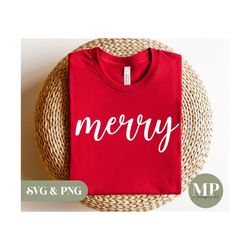 Merry | Cute Christmas/X-Mas SVG & PNG