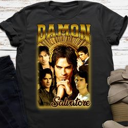 The Vampire Diaries Damon Salvatore, Ian Somerhalder Horror Movie Tshirt, TV Series T