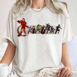 Vintage Avengers Assemble, Marvel Hulk, Captain America, Marvel Comics Family Shirt,