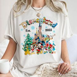 Vintage Disney Farm Fresh Shirt,Mickey And Friends Christmas Shirt, Christmas Disney