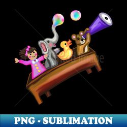 Childhood Imaginary Flying Toy Box - Elegant Sublimation PNG Download - Transform Your Sublimation Creations