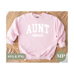 Aunt Est. | Custom Aunt SVG & PNG
