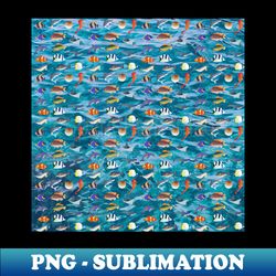 fish pattern - instant sublimation digital download - unlock vibrant sublimation designs