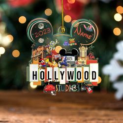 Personalized Hollywood Studios Ornament, Disney Hollywood Studio Ornament