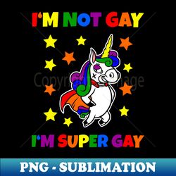 Gay Unicorn - High-Resolution PNG Sublimation File - Spice Up Your Sublimation Projects