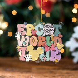 Epcot World Tour Christmas Ornament, Epcot Ornament