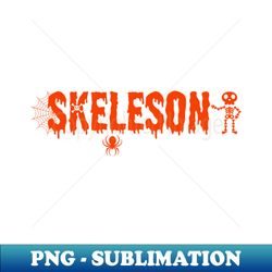 Skeleson or Skeleton Funny Family Matching On Halloween - Exclusive PNG Sublimation Download - Perfect for Creative Projects
