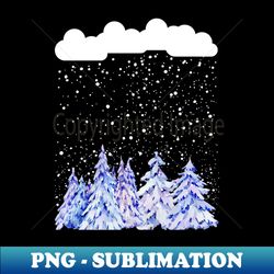 snowfall in forest fresh snowfall forest winter wonderland snowing - Digital Sublimation Download File - Unlock Vibrant Sublimation Designs