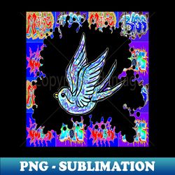 tattoo bluebird - Retro PNG Sublimation Digital Download - Perfect for Sublimation Mastery