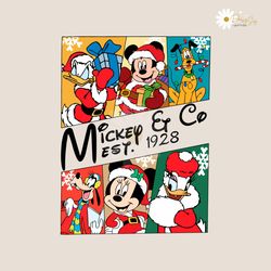 Mickey and Co Est 1928 Santa Christmas Vibe SVG File