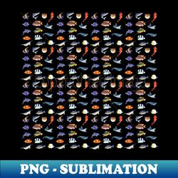 fish pattern - artistic sublimation digital file - transform your sublimation creations