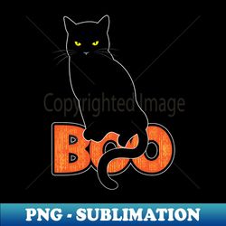 Boo Cat - PNG Sublimation Digital Download - Perfect for Sublimation Mastery