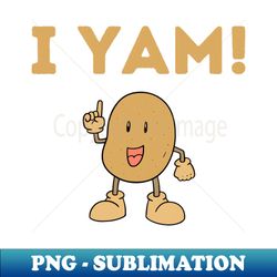 Thanksgiving Matching Couple Shes My Sweet Potato I Yam Set - PNG Transparent Sublimation Design - Bold & Eye-catching