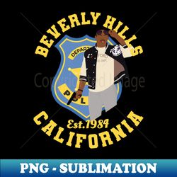 Retro - Beverly Hills Cop - Elegant Sublimation PNG Download - Unleash Your Creativity