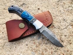 Custom Handmade Damascus Pocket Knife & Folding Knife